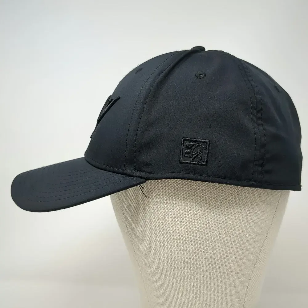 The Game Baseball Cap Black One Size Fitted Rhino Lounge 204 Jackson MS Hat 3D
